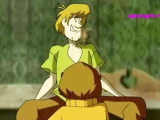 Velma &amp; Shaggy Rough Anal Creampie - Cartoon Porn Parody