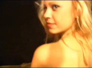 Blonde goddess is getting her hairy cunt licked