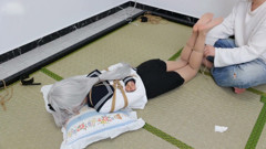 Barefoot Girlfriend's Bare Feet and Tickling Foot