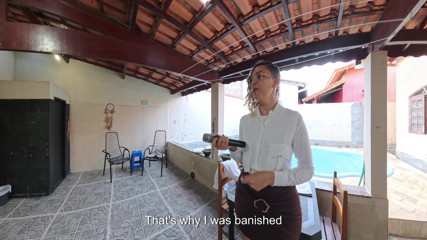 A reporter stripped naked live on air while reporting.