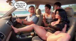 Stepmother's Secret Weekend ion at the Beach Chalet (ai Generated)