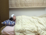 Helping Her Sick Stepdaughter with Fever