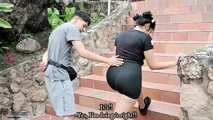 Horny little ass riding and sucking this rich cock – Porn in Spanish