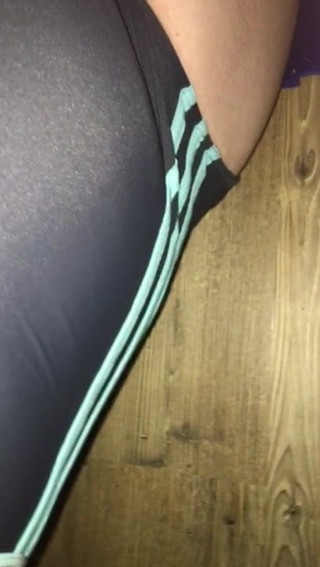 Me in Adidas women's sports swimsuits light green stripes