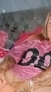 Pink Wet Look with Fisting Toy