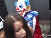 Sophie Wrestles the Clown
