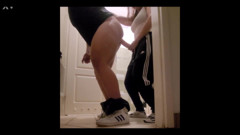 My Dominant Boss Pegg Me in a Public Toilet by Big Strapon, It Was a Fast and Horny