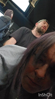 "Truck Fuck" wife's pussy gets cream pie!
