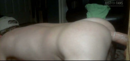 Huge Dildo Gapes My Hole