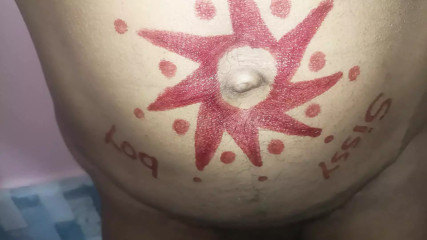 Step-sister belly tattoo thumbnail