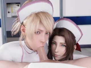 Nurse Luna And Aerith Sucking Big Dick Version 3