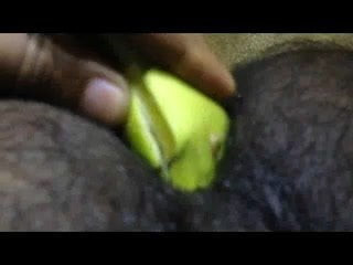 Banana Goes ,disappear in my ass