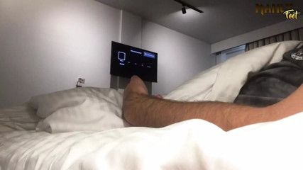 Enjoy My Little Foot Tease - Netflix &amp; Chill - Manlyfoot -