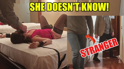 Husband's Surprise Gift: Blindfolded French Wife Left Alone with a Strange – Catrine Croissant