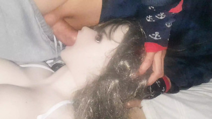 Deepthroat while she wants to rest