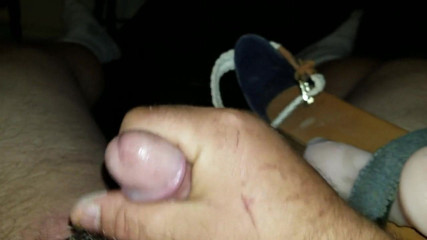 Shoe fuck In neighbors panties