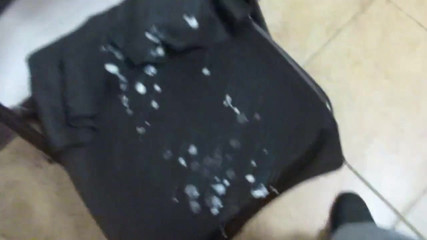 Sexy Black Skirt Gets Drizzled In Cum In Changing Room