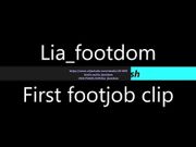 First german Footjob clip 