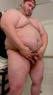 Sexy Fat Muscle Chub Bear Bubba Burly Posing & Dripping