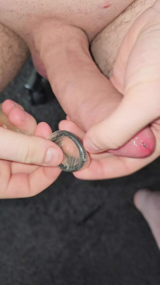 Playing with some penis plugs and dilators