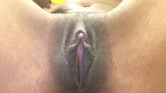 Sexy teen with big fat clit