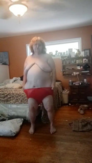 Modeling the panties I sell part1 Red lace silky