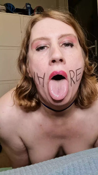 enjoying an extra sloppy throatfuck with my toy thumbnail