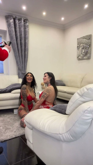 Tattooed MILFs Team up to Please Santa