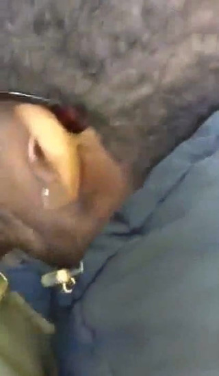 Dare to suck on subway train