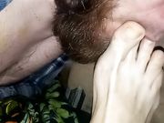 Morning licking of my wife's scab
