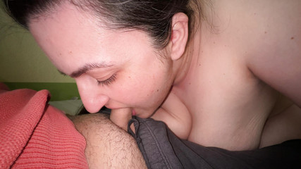 Uncut stranger fuck my pink pussy and mouth before my husband come home ! Maybe next time he will fuck my ass , too !