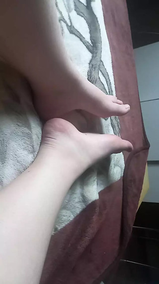 happy to show off my feet and toes thumbnail