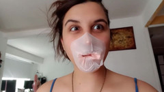 Doing Huge and Messy Bubblegum Bubbles - Bunny Looner