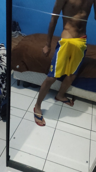 Cumming in the Mirror