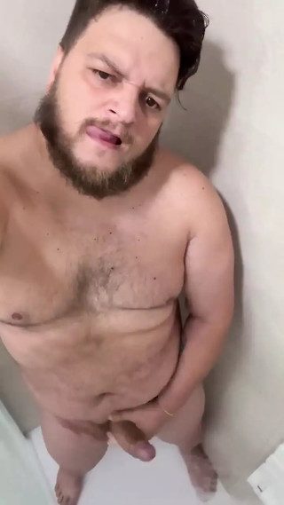 Hot Handjob in the Shower