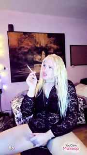 Stroking and Smoking Kylie Rey