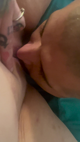 Sexy Latino man eat pretty tattooed women