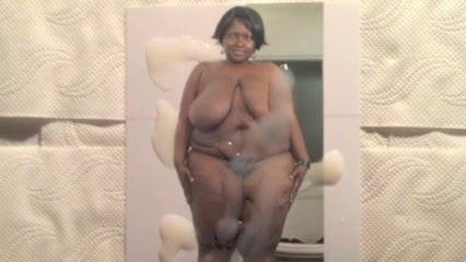 My favorite black BBW cum tribute