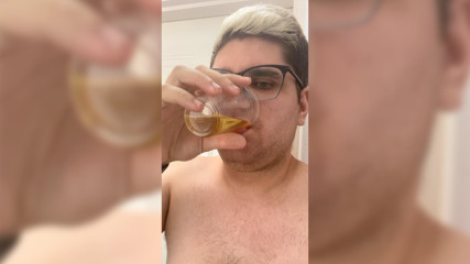 22yo boy loves his pee so much that he drinks it
