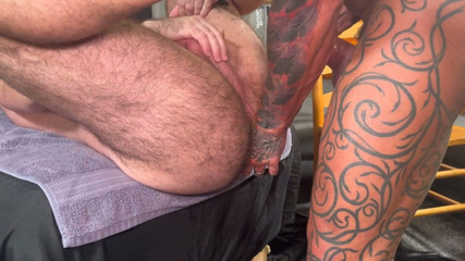 Huge Dick Stepdaddy Fucks Muscle Bear