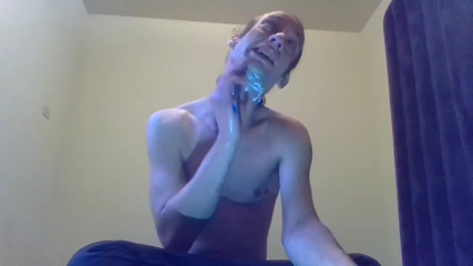 Transgirl Shaving Her Face