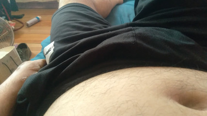 A hard penis wants you to give it a blowjob.