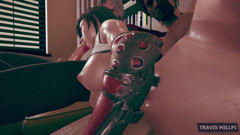 Tifa Lockhart Is Just Tired of Cloud and She Went to Search Something Else in Two Dicks at Same Time