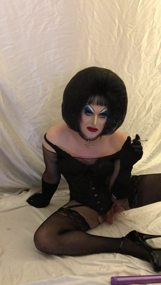 Super Horny Sissy Slut Grinding on Dildo