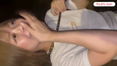 Insanely Cute Shibuya Model Loves Exhibition Play. a Facial Leads Straight Into a Raw Creampie