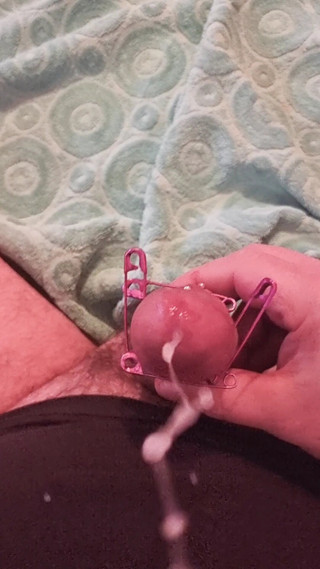 Handjob with needles no cum