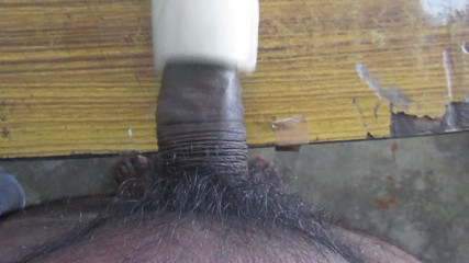 Home Made  Male Fuking Machine. End of Hot Cum Part 1