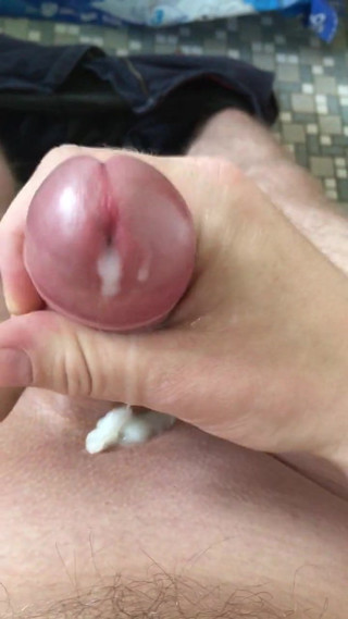 Danish guy masturbating on toilet