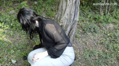 a nymphomaniac caught in the trees