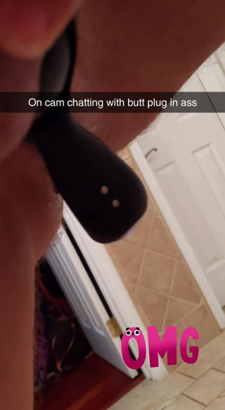 Stroking with butt plug